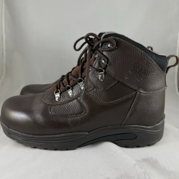 Drew Rockford Steel Toed Waterproof Work Boot Dark Brown (Size 8.5 4W) - Picture 4 of 6